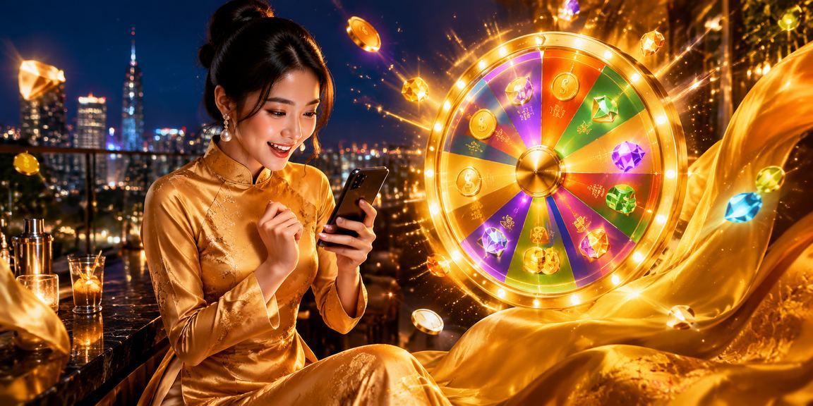 Lễ hội may mắn truyền thống tại Hồ Chí Minh với áo dài rực rỡ